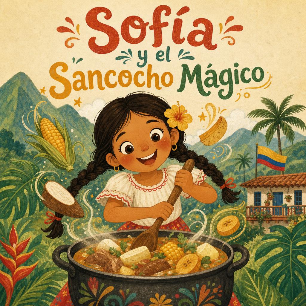 Sofía y el Sancocho Mágico book cover